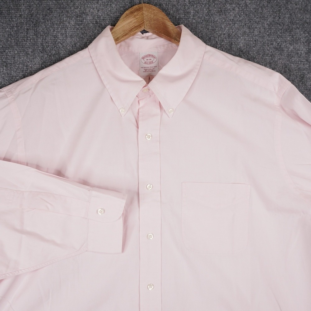 Brooks Brothers Pink Oxford Button-Down Shirt OCBD traditional fit
